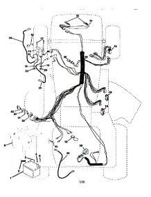 Electrical parts for Craftsman Front-Engine Lawn Tractor 917258516 from AppliancePartsPros.com