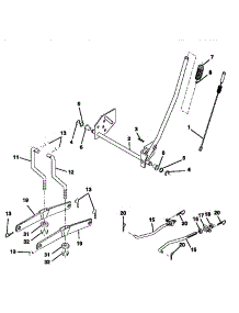 Lift parts for Craftsman Front-Engine Lawn Tractor 917258516 from AppliancePartsPros.com