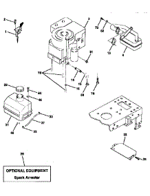 Engine parts for Craftsman Front-Engine Lawn Tractor 917258520 from AppliancePartsPros.com