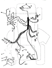 Electrical parts for Craftsman Front-Engine Lawn Tractor 917258522 from AppliancePartsPros.com