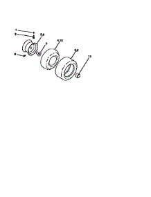 Wheels And Tires parts for Craftsman Front-Engine Lawn Tractor 917258524 from AppliancePartsPros.com