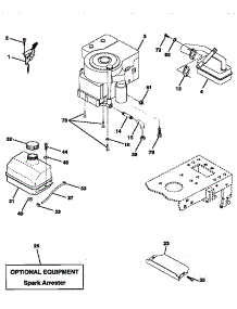 Engine parts for Craftsman Front-Engine Lawn Tractor 917258524 from AppliancePartsPros.com