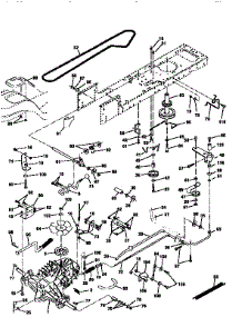Drive parts for Craftsman Front-Engine Lawn Tractor 917258530 from AppliancePartsPros.com