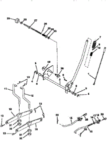 Mower Lift parts for Craftsman Front-Engine Lawn Tractor 917258530 from AppliancePartsPros.com