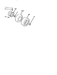 Wheels And Tires parts for Craftsman Front-Engine Lawn Tractor 917258531 from AppliancePartsPros.com