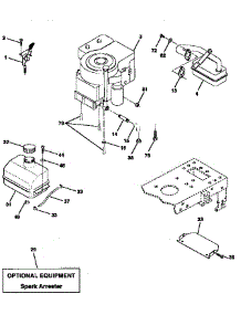 Engine parts for Craftsman Front-Engine Lawn Tractor 917258531 from AppliancePartsPros.com