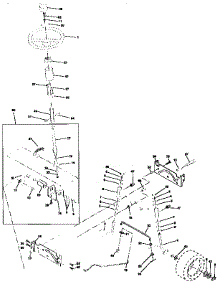 Steering Assembly parts for Craftsman Front-Engine Lawn Tractor 917258532 from AppliancePartsPros.com
