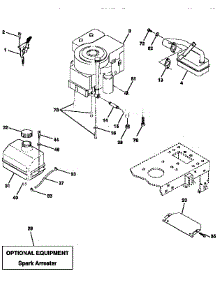 Engine parts for Craftsman Front-Engine Lawn Tractor 917258532 from AppliancePartsPros.com