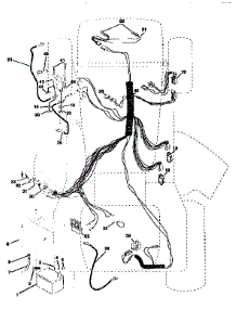 Electrical parts for Craftsman Front-Engine Lawn Tractor 917258534 from AppliancePartsPros.com
