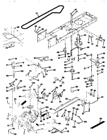 Drive parts for Craftsman Front-Engine Lawn Tractor 917258534 from AppliancePartsPros.com