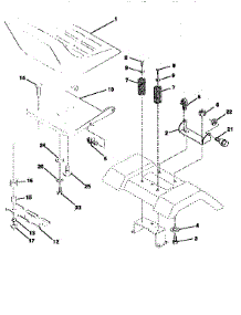 Seat Assembly parts for Craftsman Front-Engine Lawn Tractor 917258534 from AppliancePartsPros.com