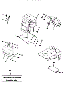 Engine parts for Craftsman Front-Engine Lawn Tractor 917258534 from AppliancePartsPros.com