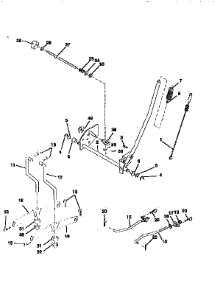 Mower Lift parts for Craftsman Front-Engine Lawn Tractor 917258535 from AppliancePartsPros.com