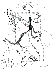 Electrical parts for Craftsman Front-Engine Lawn Tractor 917258541 from AppliancePartsPros.com