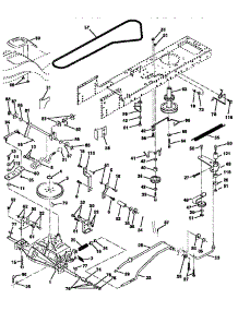 Drive parts for Craftsman Front-Engine Lawn Tractor 917258541 from AppliancePartsPros.com