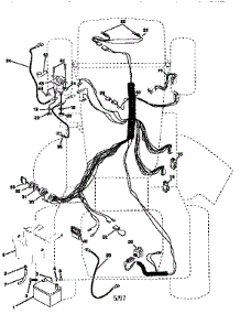 Electrical parts for Craftsman Front-Engine Lawn Tractor 917258542 from AppliancePartsPros.com