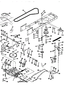 Drive parts for Craftsman Front-Engine Lawn Tractor 917258542 from AppliancePartsPros.com