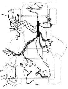 Electrical parts for Craftsman Front-Engine Lawn Tractor 917258543 from AppliancePartsPros.com