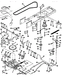 Drive parts for Craftsman Front-Engine Lawn Tractor 917258543 from AppliancePartsPros.com