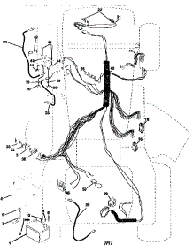 Electrical parts for Craftsman Front-Engine Lawn Tractor 917258544 from AppliancePartsPros.com