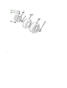 Wheels And Tires parts for Craftsman Front-Engine Lawn Tractor 917258544 from AppliancePartsPros.com