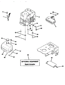 Engine parts for Craftsman Front-Engine Lawn Tractor 917258544 from AppliancePartsPros.com