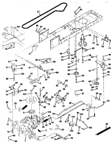 Drive parts for Craftsman Front-Engine Lawn Tractor 917258550 from AppliancePartsPros.com