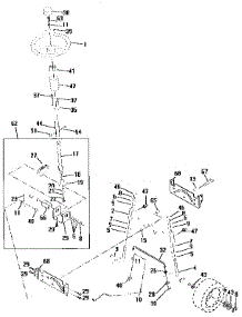 Steering Assembly parts for Craftsman Front-Engine Lawn Tractor 917258550 from AppliancePartsPros.com