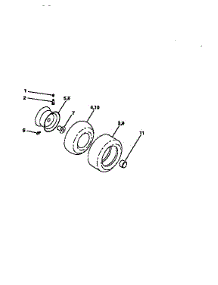 Wheels And Tires parts for Craftsman Front-Engine Lawn Tractor 917258550 from AppliancePartsPros.com