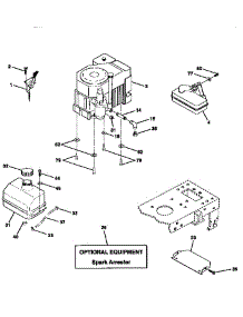 Engine parts for Craftsman Front-Engine Lawn Tractor 917258551 from AppliancePartsPros.com