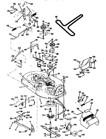 Mower Deck parts for Craftsman Front-Engine Lawn Tractor 917258553 from AppliancePartsPros.com