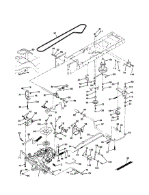 Drive parts for Craftsman Front-Engine Lawn Tractor 917258554 from AppliancePartsPros.com