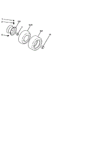 Wheels And Tires parts for Craftsman Front-Engine Lawn Tractor 917258554 from AppliancePartsPros.com