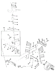 Steering Assembly parts for Craftsman Front-Engine Lawn Tractor 917258555 from AppliancePartsPros.com