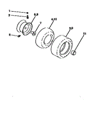 Wheels And Tires parts for Craftsman Front-Engine Lawn Tractor 917258555 from AppliancePartsPros.com