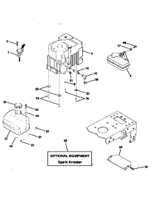 Engine parts for Craftsman Front-Engine Lawn Tractor 917258555 from AppliancePartsPros.com