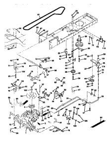 Drive parts for Craftsman Front-Engine Lawn Tractor 917258557 from AppliancePartsPros.com