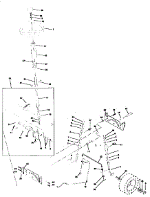 Steering Assembly parts for Craftsman Front-Engine Lawn Tractor 917258557 from AppliancePartsPros.com
