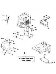 Engine parts for Craftsman Front-Engine Lawn Tractor 917258557 from AppliancePartsPros.com