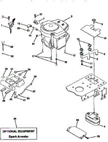 Engine parts for Craftsman Front-Engine Lawn Tractor 917258560 from AppliancePartsPros.com