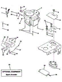 Engine parts for Craftsman Front-Engine Lawn Tractor 917258561 from AppliancePartsPros.com