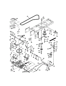 Drive parts for Craftsman Front-Engine Lawn Tractor 917258562 from AppliancePartsPros.com