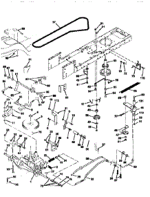 Drive parts for Craftsman Front-Engine Lawn Tractor 917258564 from AppliancePartsPros.com