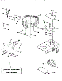 Engine parts for Craftsman Front-Engine Lawn Tractor 917258564 from AppliancePartsPros.com