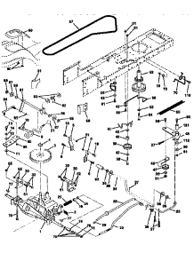 Drive parts for Craftsman Front-Engine Lawn Tractor 917258565 from AppliancePartsPros.com