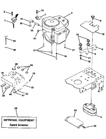 Engine parts for Craftsman Front-Engine Lawn Tractor 917258565 from AppliancePartsPros.com