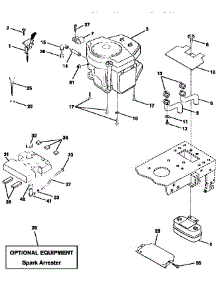 Engine parts for Craftsman Front-Engine Lawn Tractor 917258566 from AppliancePartsPros.com
