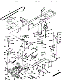 Drive parts for Craftsman Front-Engine Lawn Tractor 917258570 from AppliancePartsPros.com