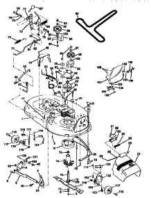 Mower Deck parts for Craftsman Front-Engine Lawn Tractor 917258572 from AppliancePartsPros.com