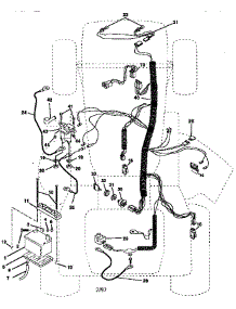 Electrical parts for Craftsman Front-Engine Lawn Tractor 917258580 from AppliancePartsPros.com